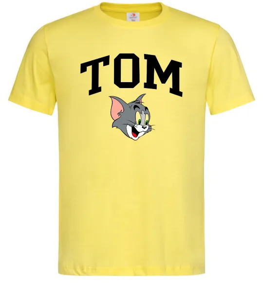 Мужская футболка Tom Лимонный фото