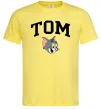 Мужская футболка Tom Лимонный фото