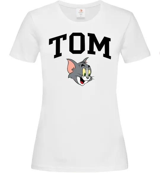 Женская футболка Tom Белый фото
