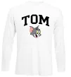 Лонгслив Tom Белый фото