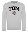 Свитшот Tom Серый меланж фото