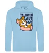 Мужская толстовка (худи) Talented but lazy Голубой фото