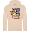 Женская толстовка (худи) Talented but lazy Песочный фото