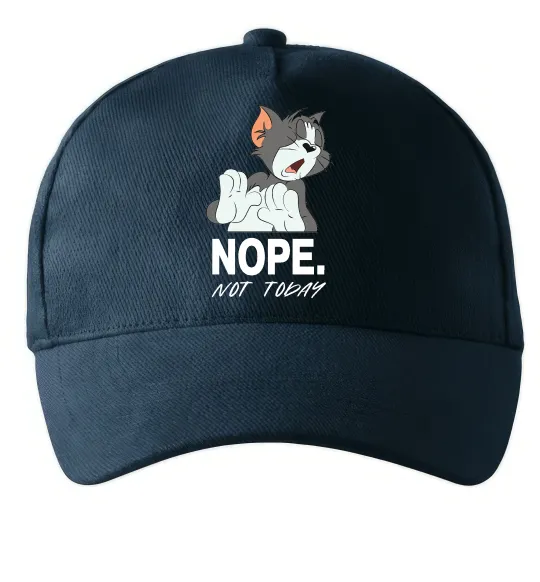 Кепка Nope Not today Темно-синий фото