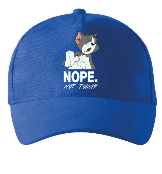 Кепка Nope Not today Ярко-синий фото