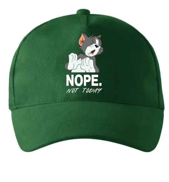Кепка Nope Not today Темно-зеленый фото