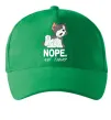 Кепка Nope Not today Зеленый фото