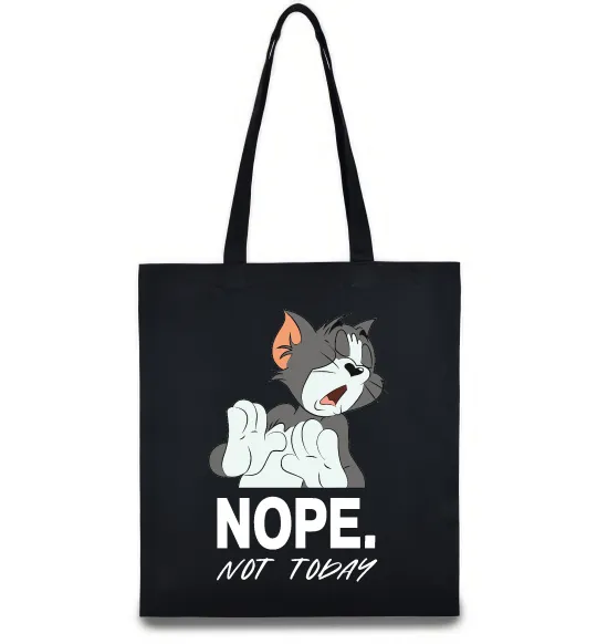 Эко-сумка Nope Not today Черный фото