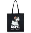 Эко-сумка Nope Not today Черный фото