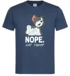 Мужская футболка Nope Not today Темно-синий фото