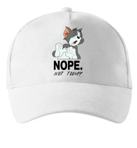 Кепка Nope Not today Белый фото