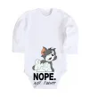 Детский боди Nope Not today Белый фото