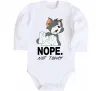 Детский боди Nope Not today Белый фото