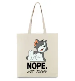 Эко-сумка Nope Not today Бежевый фото