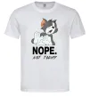Мужская футболка Nope Not today Белый фото