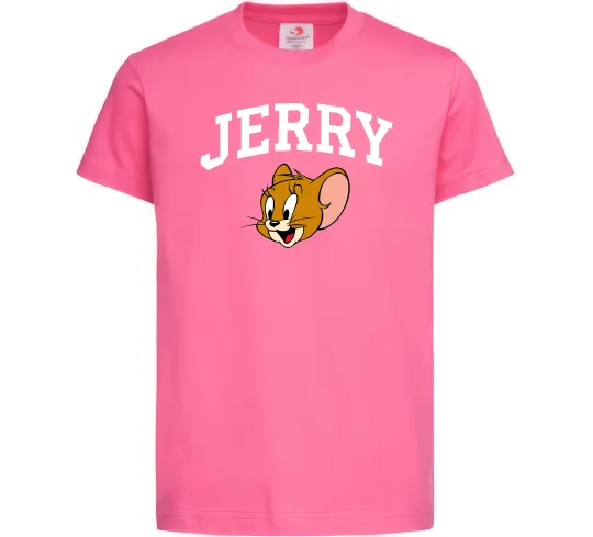 Детская футболка Jerry Ярко-розовый фото