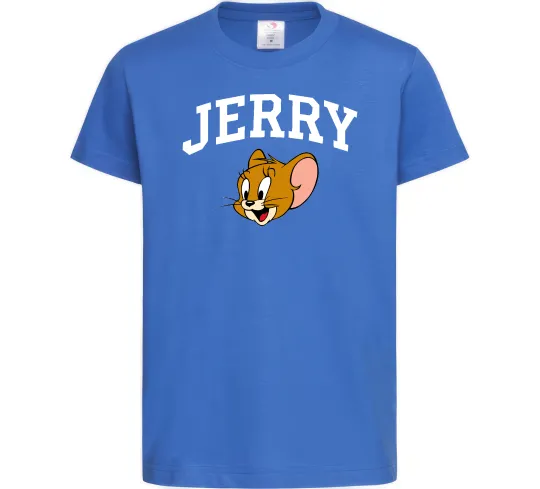 Детская футболка Jerry Ярко-синий фото