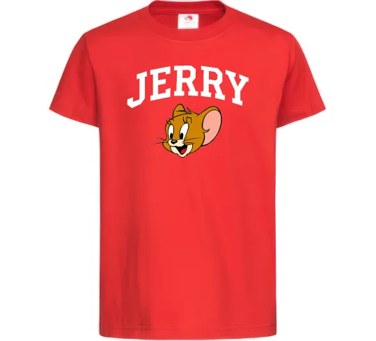 Детская футболка Jerry Красный фото