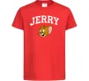 Детская футболка Jerry Красный фото