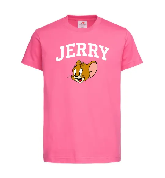 Детская футболка Jerry Ярко-розовый фото