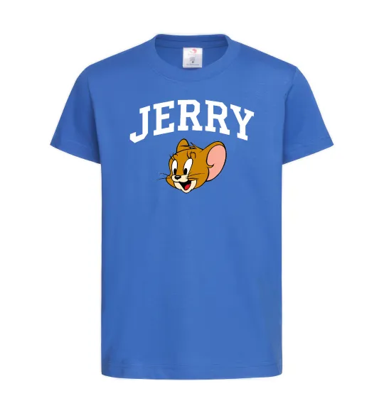 Детская футболка Jerry Ярко-синий фото
