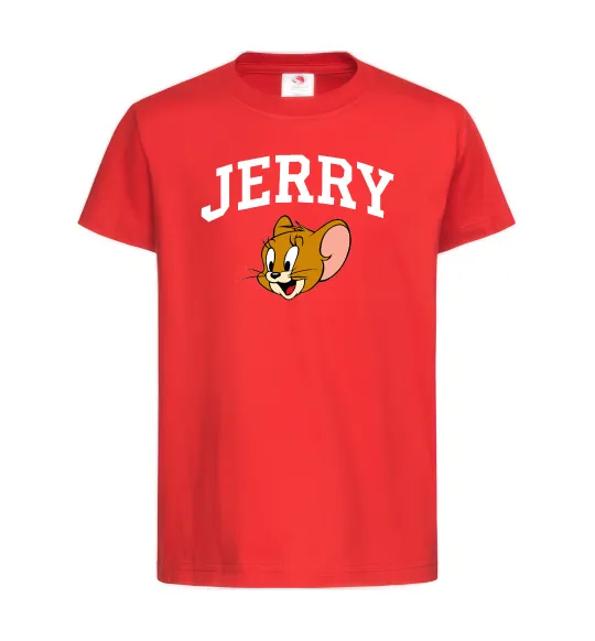 Детская футболка Jerry Красный фото