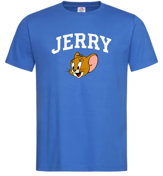 Мужская футболка Jerry Ярко-синий фото
