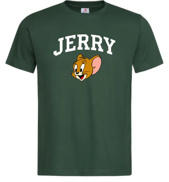 Мужская футболка Jerry Темно-зеленый фото