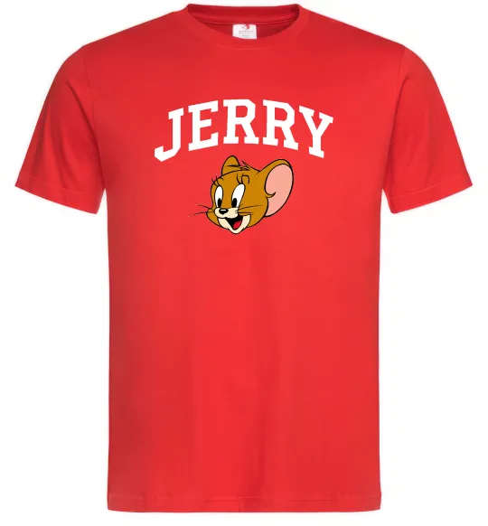 Мужская футболка Jerry Красный фото