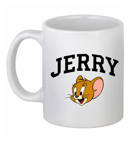 Чашка керамическая Jerry Белый фото