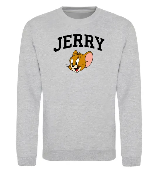 Свитшот Jerry Серый меланж фото