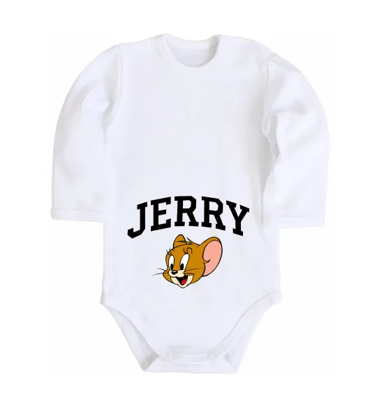 Детский боди Jerry Белый фото