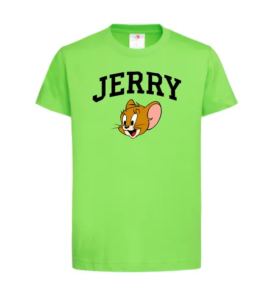 Детская футболка Jerry Лаймовый фото