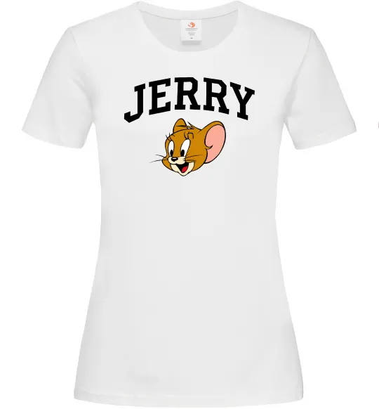 Женская футболка Jerry Белый фото