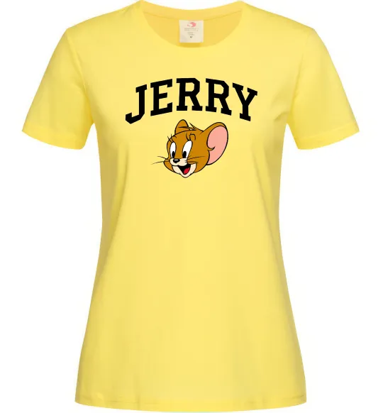 Женская футболка Jerry Лимонный фото