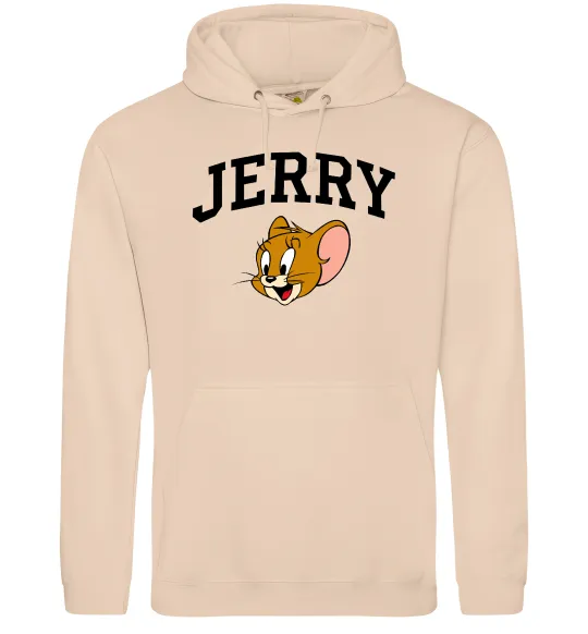 Мужская толстовка (худи) Jerry Песочный фото