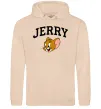 Мужская толстовка (худи) Jerry Песочный фото