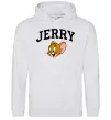 Женская толстовка (худи) Jerry Серый меланж фото