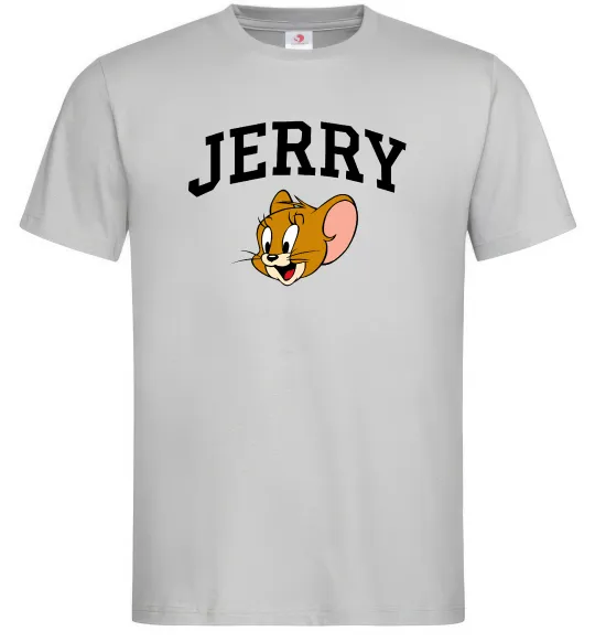 Мужская футболка Jerry Серый фото