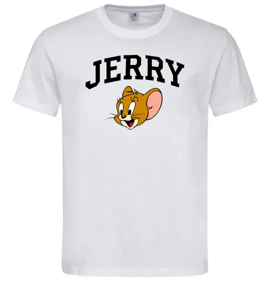 Мужская футболка Jerry Белый фото