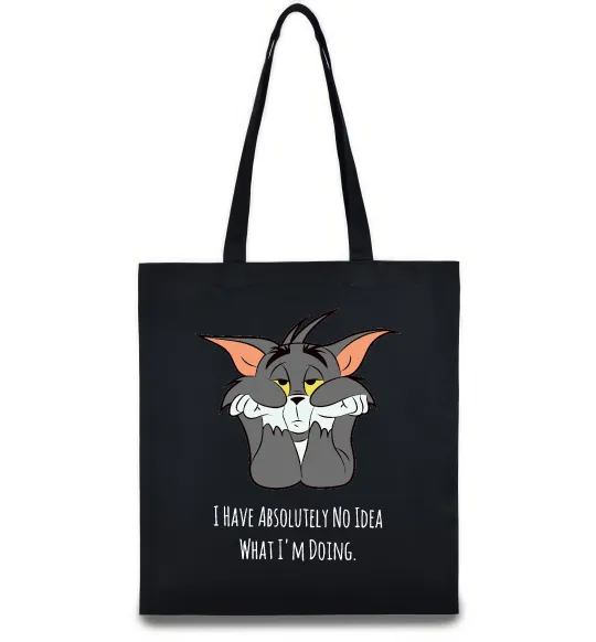 Эко-сумка I have no idea Черный фото
