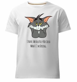 Мужская премиум футболка I have no idea