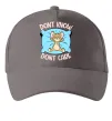 Кепка Dont know dont care Серый фото