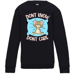 Детский Свитшот Dont know dont care Детский Свитшот Dont know dont care