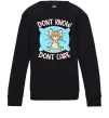 Детский Свитшот Dont know dont care Черный фото