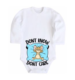 Детский боди Dont know dont care Детский боди Dont know dont care