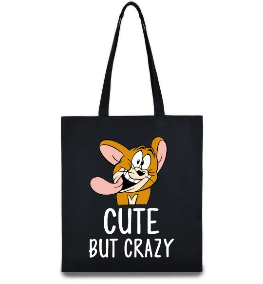 Эко-сумка Cute but crazy Черный фото
