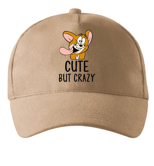 Кепка Cute but crazy Песочный фото