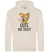 Мужская толстовка (худи) Cute but crazy Таш Мужская толстовка (худи) Cute but crazy Таш фото