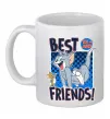 Чашка керамическая Tom and Jerry Best friends Белый фото